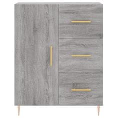 Vidaxl Skříň highboard šedá sonoma 69,5 x 34 x 180 cm kompozitní dřevo