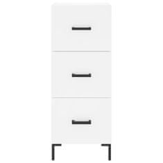 Vidaxl Skříň highboard bílá 34,5 x 34 x 180 cm kompozitní dřevo