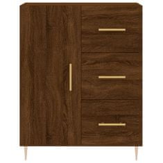 Vidaxl Skříň highboard hnědý dub 69,5 x 34 x 180 cm kompozitní dřevo