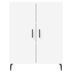 Greatstore Skříň highboard bílá 69,5 x 34 x 180 cm kompozitní dřevo