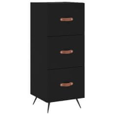 Vidaxl Skříň highboard černá 34,5 x 34 x 180 cm kompozitní dřevo