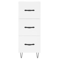 Vidaxl Skříň highboard bílá 34,5 x 34 x 180 cm kompozitní dřevo