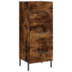 Vidaxl Skříň highboard kouřový dub 34,5 x 34 x 180 cm kompozitní dřevo