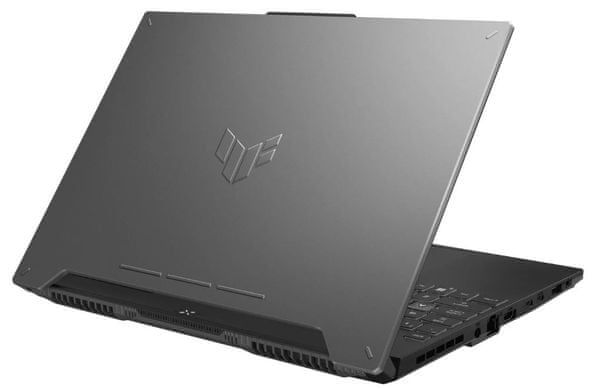 herný notebook Asus TUF Gaming A15 2023 15,6 palcov Full HD IPS displej AMD Ryzen NVIDIA GeForce RTX 40 WiFi ax SSD RAM DDR5 zvuk Dolby Atmos certifikovaná odolnosť MIL-STD-810H