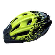 CASCO Tecfire RMX žluto-černá s designem kostky lesklá, vel. M 52-57cm