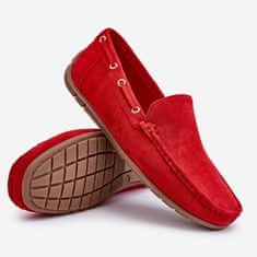 Pánské semišové mokasíny Slip-on velikost 45