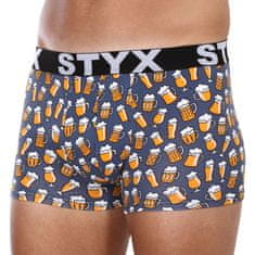 Styx 3PACK pánské boxerky art sportovní guma vícebarevné (3G12672) - velikost XL