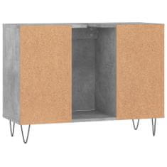 Greatstore Koupelnová skříňka betonově šedá 80x33x60 cm kompozitní dřevo