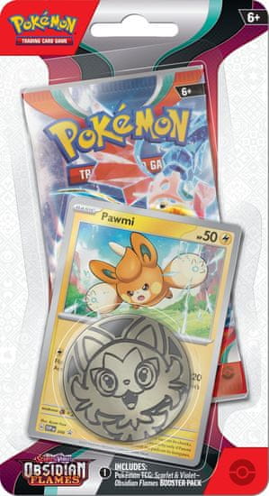 Pokémon TCG: Obsidian Flames Checklane Blister Pawmi