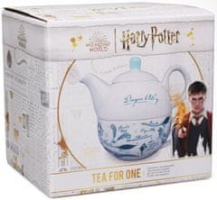 CurePink Keramický set na čaj Harry Potter: Příčná ulice (15 x 12 x 11 cm)