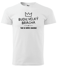 Hobbytriko Dětské tričko pro bráchu - Budu velký brácha, tak si dávej bacha Barva: Námořní modrá (02), Velikost: 4 roky / 110 cm