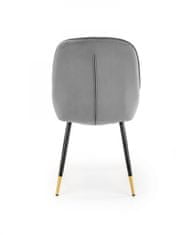 Halmar Designová židle Liza šedá
