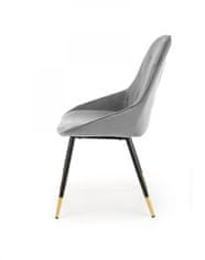 Halmar Designová židle Liza šedá