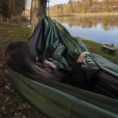 Potenza Zateplená turistická houpací síť Olive, olivová