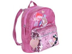 sarcia.eu Malý růžový třpytivý batůžek v designu DISNEY Princess 