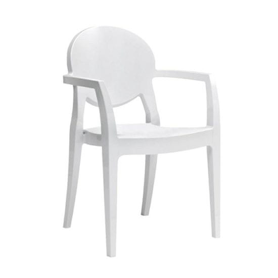 Intesi židle Igloo Arm chair bílá