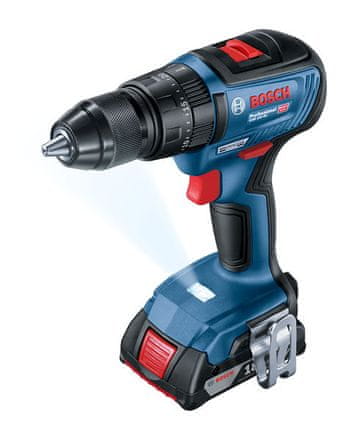 BOSCH Professional Akumulatorski kotni brusilnik GWS 18V-10 + Akumulatorski kombinirani vijačnik GSB 18V-50 + 1x baterija 2,0 Ah + 1x baterija 5,0 Ah + XL-BOXX (0615990M9K)