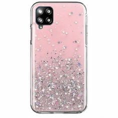 WOZINSKY Wozinsky Star Glitter silikonové pouzdro pro Samsung Galaxy A42 5G - Slabě Růžová KP8731