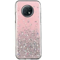 WOZINSKY Wozinsky Star Glitter silikonové pouzdro pro Xiaomi Redmi Note 9T 5G - Slabě Růžová KP8719