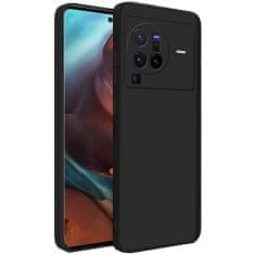 IZMAEL Silikonové pouzdro Soft Case pro Vivo X80 Pro - Černá KP24314