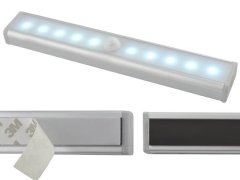 Izoksis LED osvětlení s pohybovým senzorem 10LED, 4x AAA