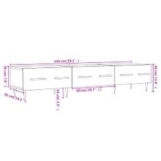 Vidaxl TV skříňka šedá sonoma 150 x 36 x 30 cm kompozitní dřevo