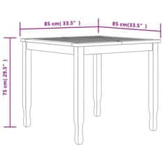 Vidaxl 3dílný zahradní jídelní set masivní teakové dřevo