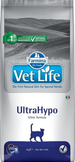 Vet Life Natural Feline Dry Ultrahypo 2 kg