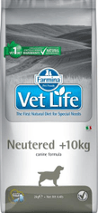 Vet Life Natural Canine Dry Neutered nad 10 kg 2 kg