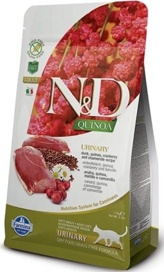 N&D QUINOA Cat GF Urinary, Duck & Cranberry Adult 300 g