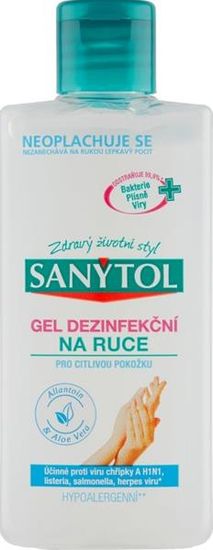 SANYTOL dezinfekční gel na ruce sensitive 75ml