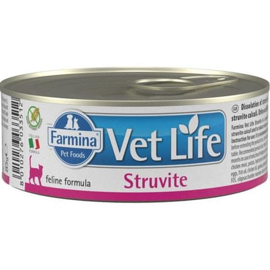 Vet Life Natural Feline konz. Struvite 85 g