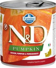 N&D PUMPKIN Dog konz. Chicken, Pumpkin & Pomegranate Puppy 285 g