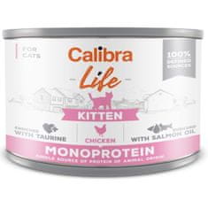 Calibra Cat Life konz. Kitten Chicken 200g