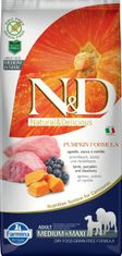 N&D PUMPKIN Dog GF Lamb & Blueberry Adult Medium & Maxi 12 kg