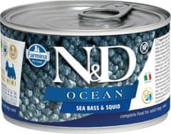 N&D DOG OCEAN Adult Codfish & Squid Mini 140g