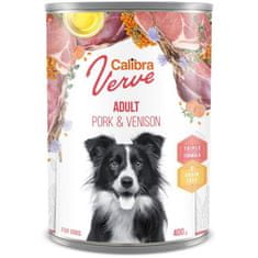 Calibra Dog Verve konz. GF Adult Pork & Venison 400 g