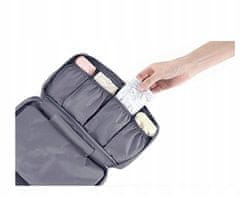 INNA Organizér na spodní prádlo do cestovní tašky pro kufr šedá barva