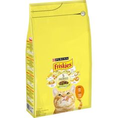 Purina Friskies cat dry - kuře, zelenina 4 kg