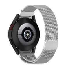 Tech-protect Milanese řemínek na Samsung Galaxy Watch 4 / 5 / 5 Pro / 6, silver