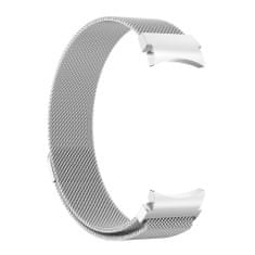 Tech-protect Milanese řemínek na Samsung Galaxy Watch 4 / 5 / 5 Pro / 6, silver