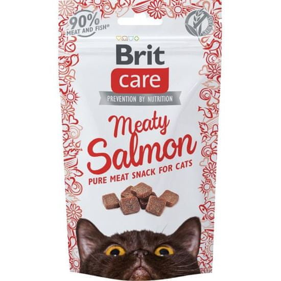 Brit Care Cat Snack Meaty Salmon 50 g