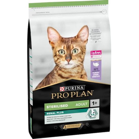 Purina Pro Plan Cat Adult Sterilised Renal Plus krůta 10 kg