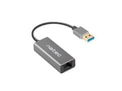 shumee NATEC KRICKETOVÁ SÍŤOVÁ KARTA 1GB USB 3.0 1X RJ45 NA KABELU NNC-1924