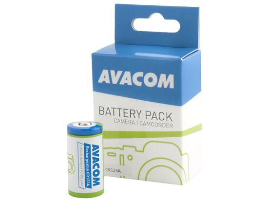 Avacom Nabíjecí fotobaterie CR123A 3V 450mAh 1.4Wh