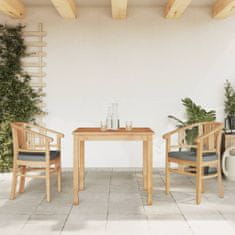 Greatstore 3dílný zahradní jídelní set masivní teakové dřevo