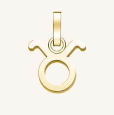 Rosefield přívěsek zlaté barvy Zodiac Symbol Býk