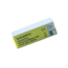 Naplnka Epson SJIC22P Y C33S020604 žlutá kompatibilní cartridge