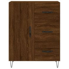 Vidaxl Skříň highboard hnědý dub 69,5 x 34 x 180 cm kompozitní dřevo