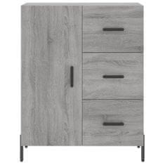 Vidaxl Skříň highboard šedá sonoma 69,5 x 34 x 180 cm kompozitní dřevo